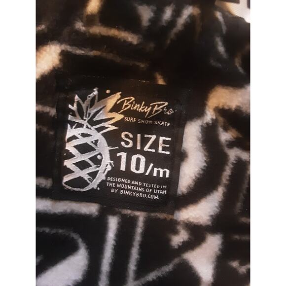 Binky Bro x Quiksilver Powder Club Kids Snow Suit Graphic Print Size 10/M - Picture 6 of 6